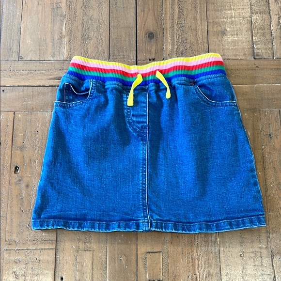 Mini Boden pull on denim jean mini skirt - Picture 1 of 5